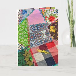 Tarjeta pensamiento loco de trama de tejido