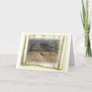 Tarjeta Pensamientos del lobo