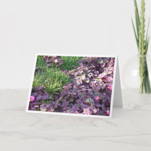 Tarjeta Pensamientos púrpuras