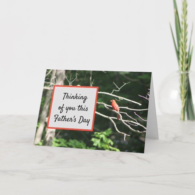 Tarjeta Pensando en el día de tu padre - "Mi" - Pérdida de (Anverso)