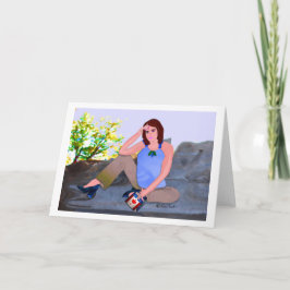 Tarjeta Pensando en el diseño creativo de LeeMarie