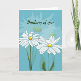 Tarjeta Pensando en margaritas