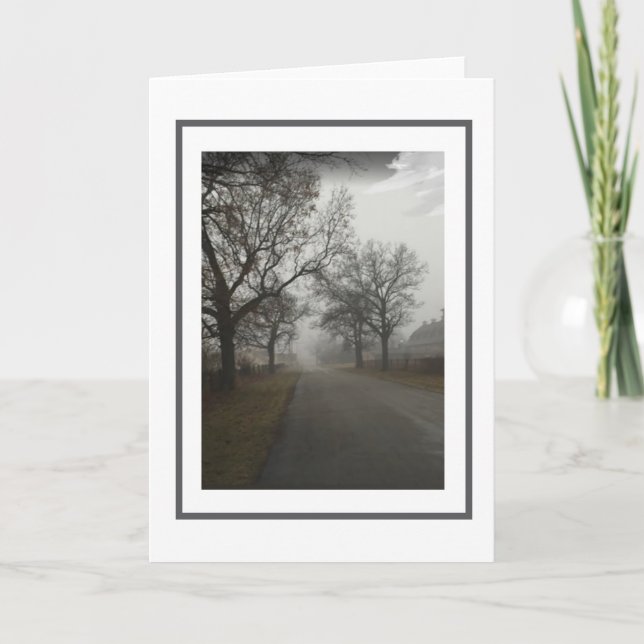 Tarjeta Pensando en Robert Frost 2020 Blank Notecard (Anverso)