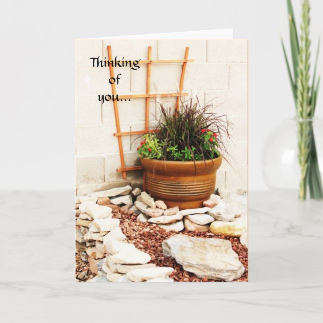 Tarjeta Pensando en ti... (Anverso)