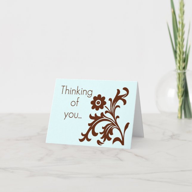 Tarjeta Pensando en ti (Anverso)