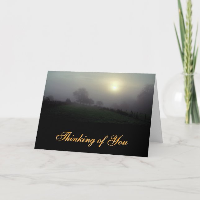 Tarjeta Pensando en ti | (Anverso)