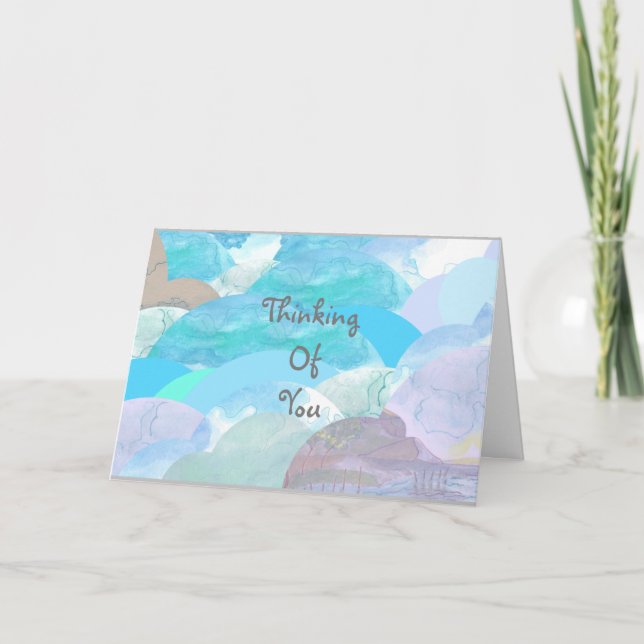 Tarjeta Pensando En Ti (Anverso)