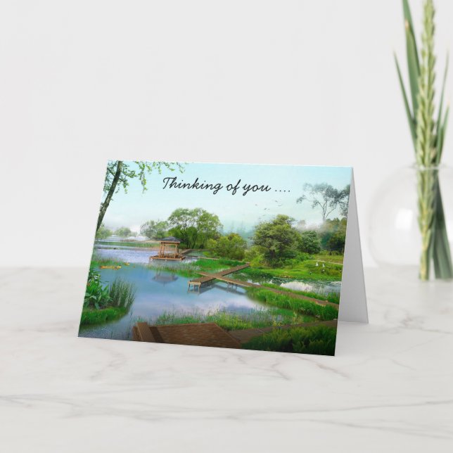 Tarjeta Pensando en ti (Anverso)