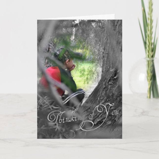 Tarjeta Pensando en ti (Anverso)