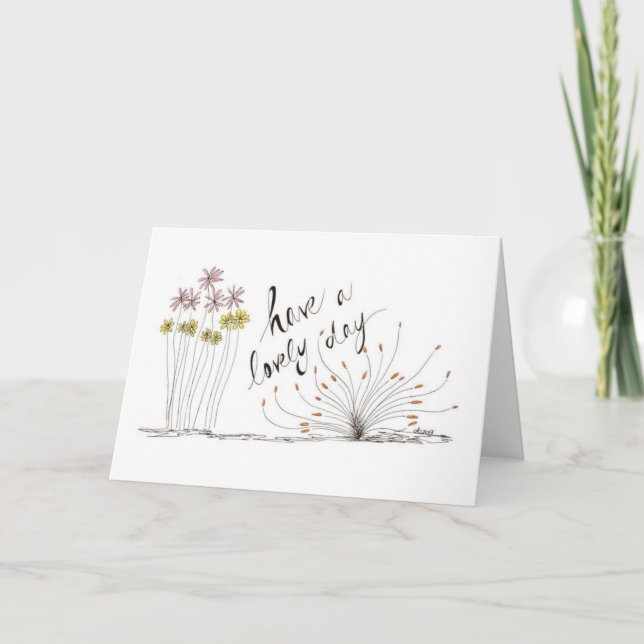 Tarjeta Pensando en ti (Anverso)