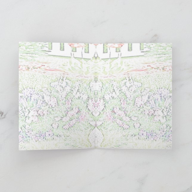 Tarjeta Pensando en ti Chartreux Garden Pastel (Interior)