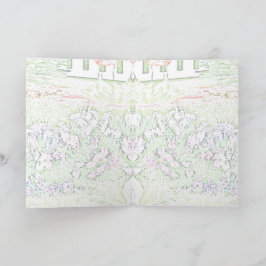 Tarjeta Pensando en ti Chartreux Garden Pastel