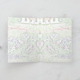 Tarjeta Pensando en ti Chartreux Garden Pastel