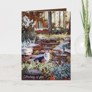 Tarjeta Pensando en ti, Corgi