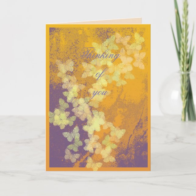 Tarjeta Pensando en ti Cumpleaños, Pascua, Recuperación, O (Anverso)