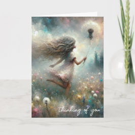 Tarjeta Pensando en ti, Dandelion