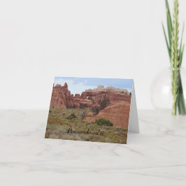 Tarjeta Pensando en ti, español