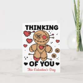 Tarjeta Pensando en Ti, Este Día de San Valentín Muñeca Vu