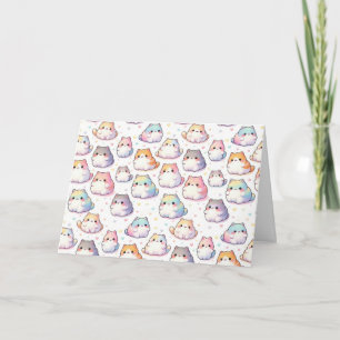 Tarjeta Pensando En Ti Gatos Personalizados Chubby