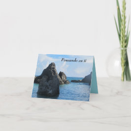 Tarjeta Pensando en ti, Horsehsoe Bay, Bermuda