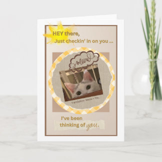 Tarjeta Pensando en Ti: Meow=Tu