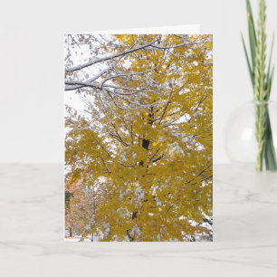 Tarjeta Pensando en ti otoño e invierno