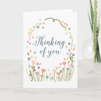 Tarjeta Pensando en Ti Sentimientos de Sincronía Recuperac