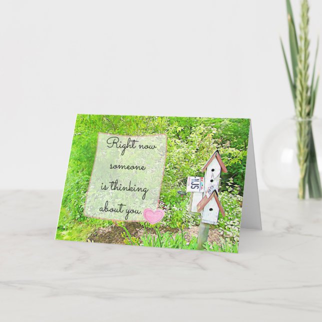 Tarjeta Pensando en ti, Srta. Card (Anverso)