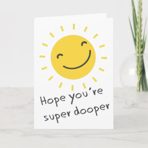 Tarjeta Pensando en ti Sunshine