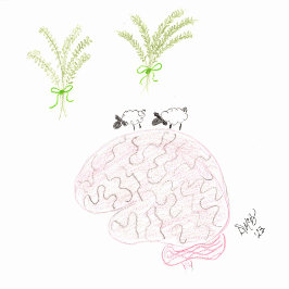 Tarjeta Pensando en ti - Thyme... Ewe on My Mind