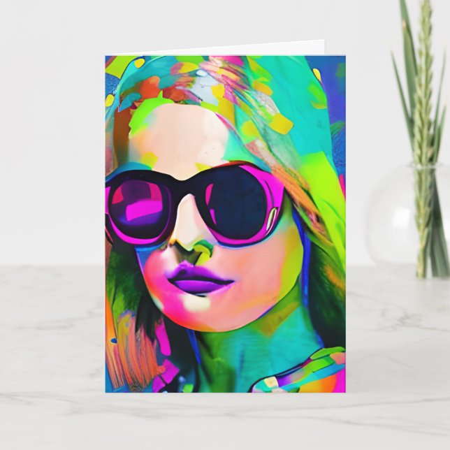 Tarjeta Pensando En Tu Hermana (Anverso)