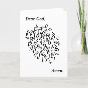 Tarjeta Pensando en tu oración