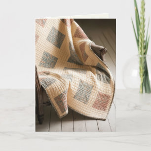 Tarjeta Pensando en tu vieja destreza en un sillón