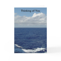 Pensando en tus nubes blancas oceánicas