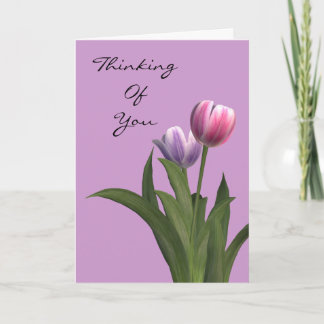Tarjeta Pensando En Tus Sentimientos Condolencia Pastel Tu