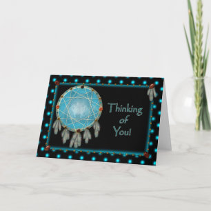 TARJETA PENSANDO EN USTEDES - NATIVO DREAMCATCHER