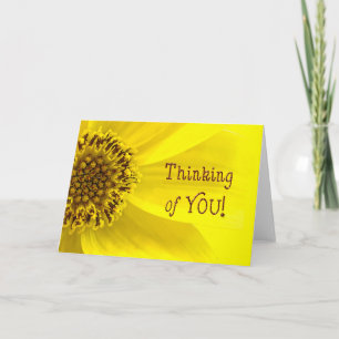 TARJETA PENSANDO EN USTEDES - SUNFLOWER - BRIGHT