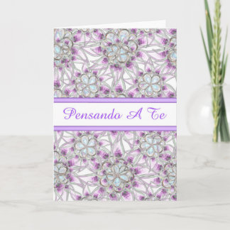 Tarjeta Pensando un Te, pensamiento italiano en usted