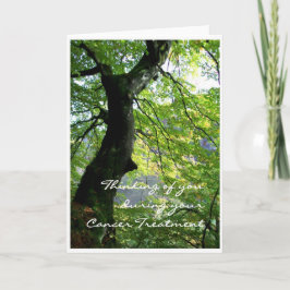 Tarjeta "Pensar en ti" para el paciente con cáncer