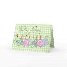 Pensar en ti - Quilt Squares - Clothesline -