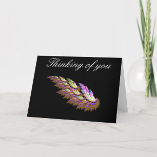Tarjeta pensar en un ángel