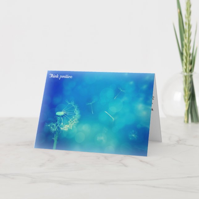 Tarjeta Pensar positivo (Anverso)