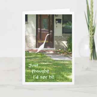 Tarjeta ¡Pensé que diría hola!