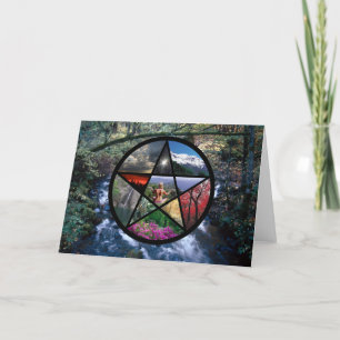 Tarjeta Pentacle Collage card