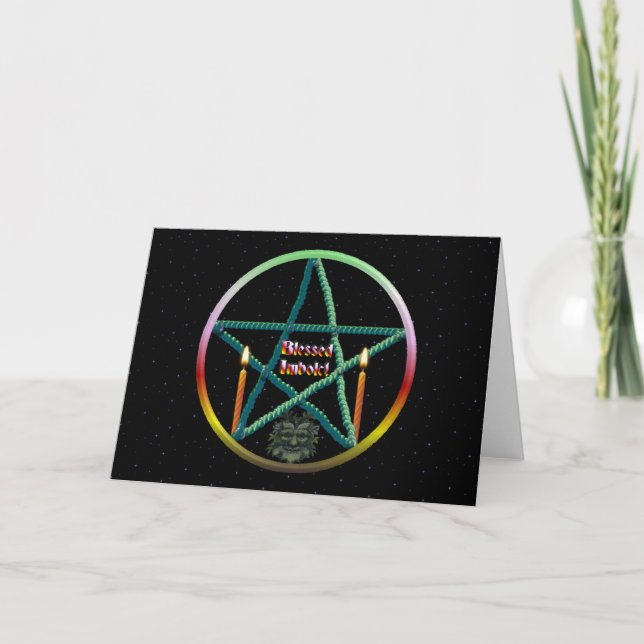 Tarjeta Pentáculo de Imbolc (Anverso)