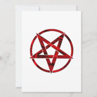 Pentagram del diablo Rojo