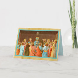 Tarjeta Pentecostés: Descenso del coche del Espíritu Santo