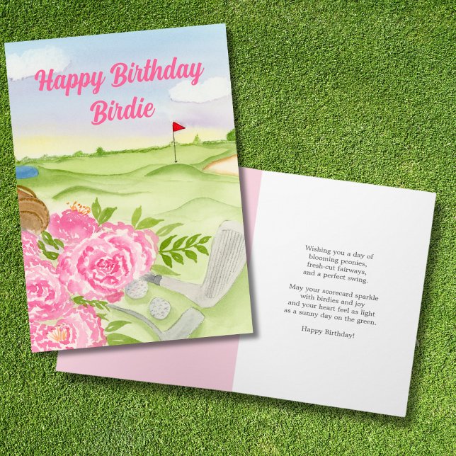Tarjeta Peonías personalizadas de feliz cumpleaños en camp (Subido por el creador)