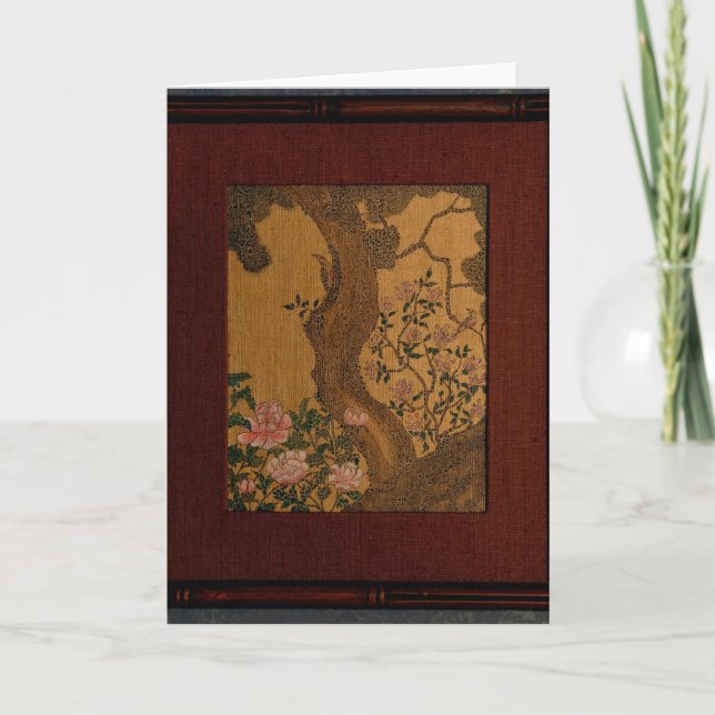 Tarjeta Peonies (Anverso)