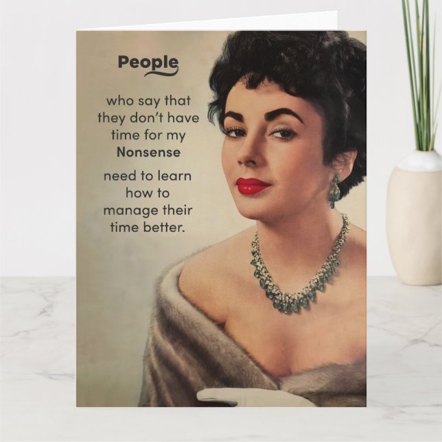 Tarjeta People Need To Learn (Anverso)